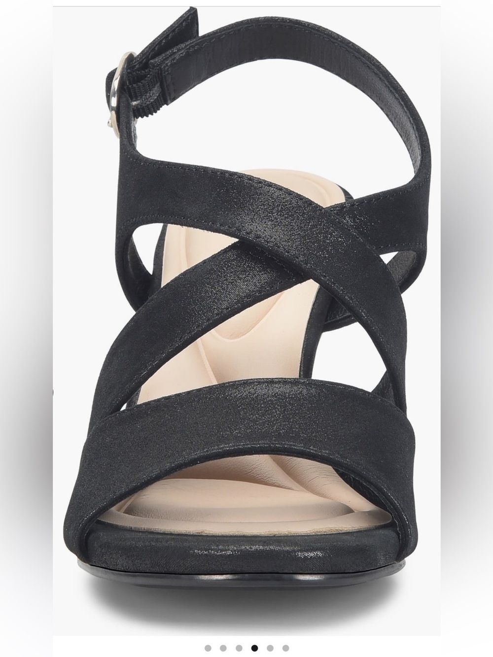 Sofft Black Strappy Slingback Heels - Picture 4 of 6